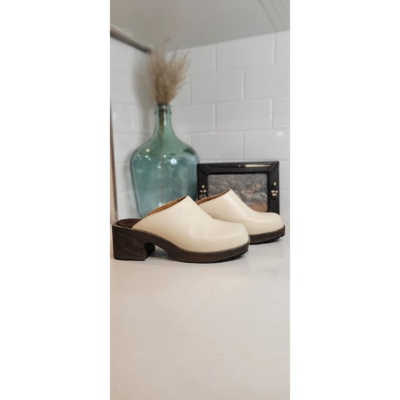 Clogs Shoes - Calou Stockholm Edla Women's Offwhite Soft Clogs Size 37